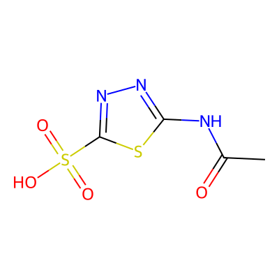 Chemical structure of Acetazolamide EP Impurity E