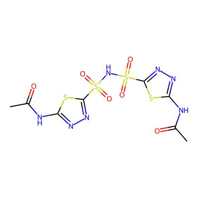 Chemical structure of Acetazolamide EP Impurity F