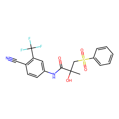 Chemical structure of Bicalutamide EP Impurity A