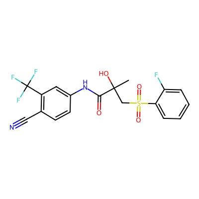 Chemical structure of Bicalutamide EP Impurity B