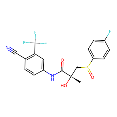 Chemical structure of Bicalutamide EP Impurity F