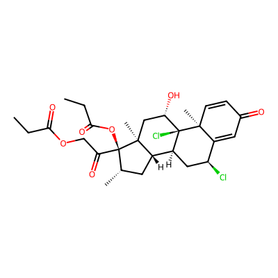 Chemical structure of Beclometasone EP Impurity E