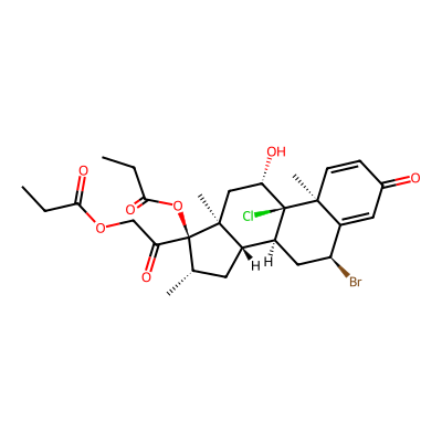 Chemical structure of Beclometasone EP Impurity F