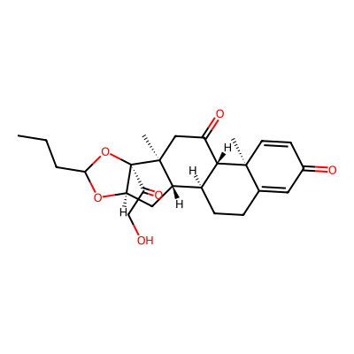 Chemical structure of Budesonide Related Compound L
