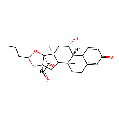 Chemical structure of Budesonide Impurity D-Freebase