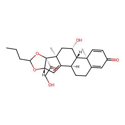 Chemical structure of Budesonide Impurity E