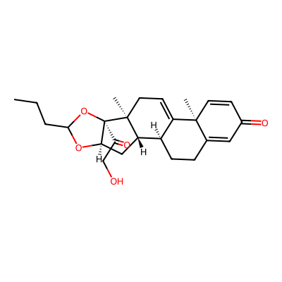 Chemical structure of Budesonide Impurity H