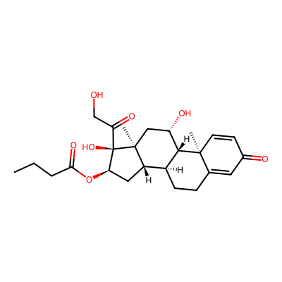 Chemical structure of Budesonide EP Impurity I