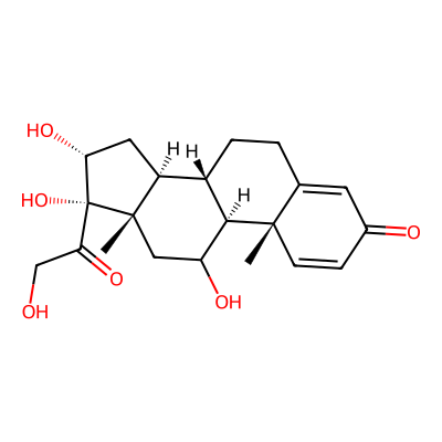 Chemical structure of Budesonide impurity A
