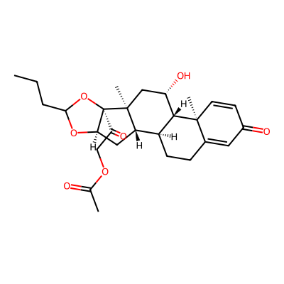 Chemical structure of Budesonide impurity K