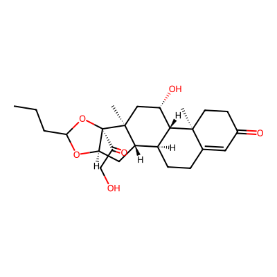 Chemical structure of Budesonide impurity G
