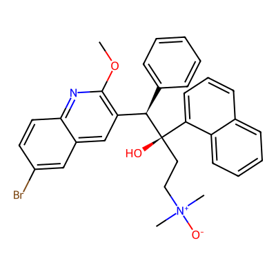 Chemical structure of Bedaquiline N-Oxide Impurity