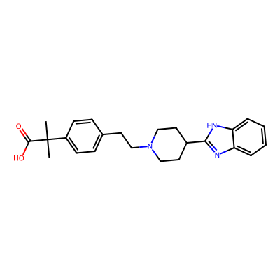 Chemical structure of Bilastine Impurity 15