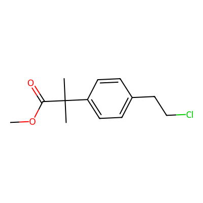 Chemical structure of Bilastine Impurity