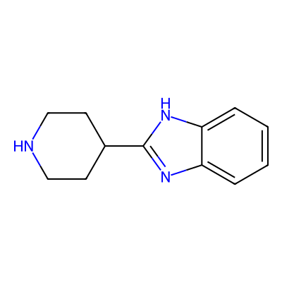 Chemical structure of 2-(Piperidin-4-yl)-1H-benzo[d]imidazole