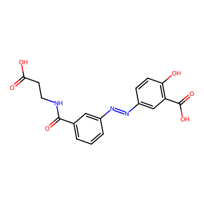 Chemical structure of Balsalazide USP Related Compound B