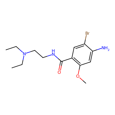 Chemical structure of Bromopride