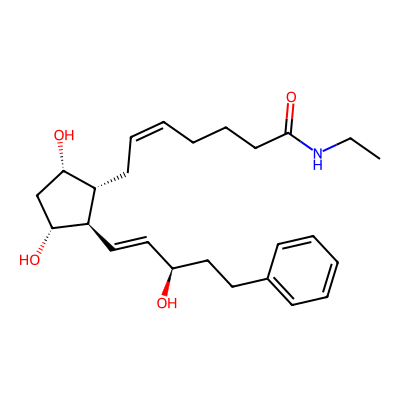 Chemical structure of 15-Epi Bimatoprost