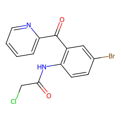 Chemical structure of Bromazepam EP Impurity B