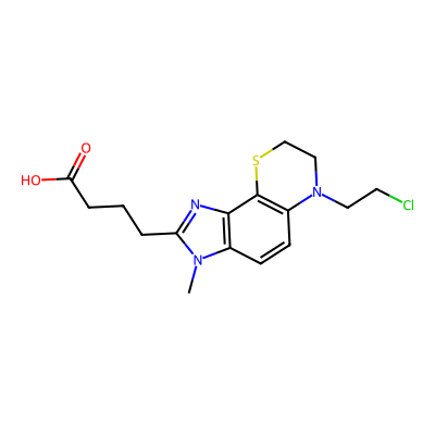 Chemical structure of Bendamustine Related Compound G