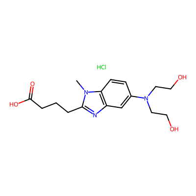Chemical structure of Bendamustine Related Compound A