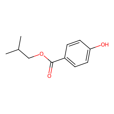 Chemical structure of Butylparaben Impurity E