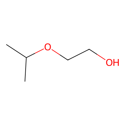 Chemical structure of 2-Isopropoxyethanol
