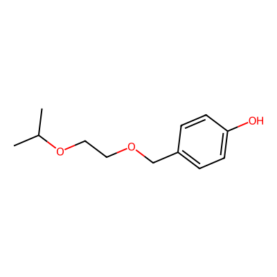 Chemical structure of Bisoprolol Impurity M