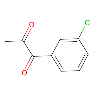 Chemical structure of Bupropion Dione Impurity