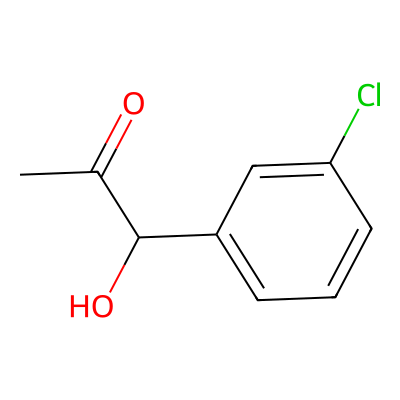 Chemical structure of Bupropion USP Related Compound F