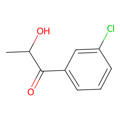 Chemical structure of Bupropion Hydrochloride Related Compound C (USP)