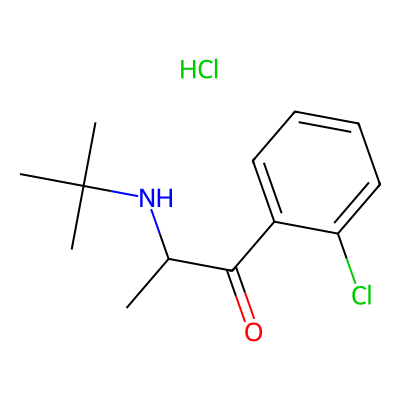 Chemical structure of Bupropion 2'-Chloro Analog