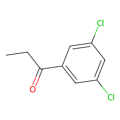 Chemical structure of 3,5-Dichloropropiophenone