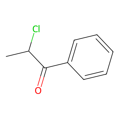Chemical structure of 2-Chloropropiophenone