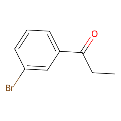Chemical structure of 3'-Bromopropiophenone