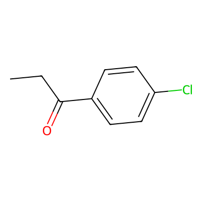 Chemical structure of 4'-Chloropropiophenone