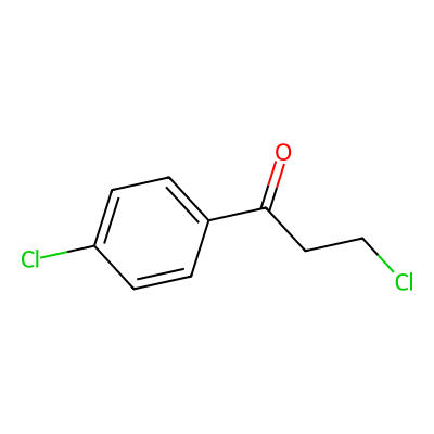 Chemical structure of 3,4'-Dichloropropiophenone