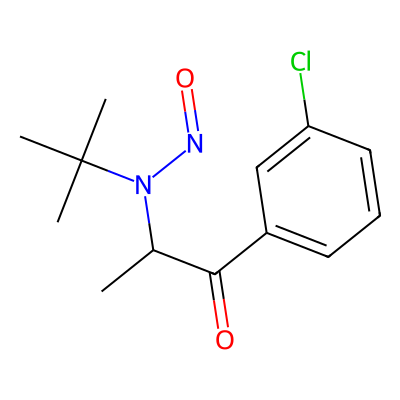 Chemical structure of N-Nitroso Bupropion Impurity