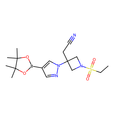 Chemical structure of Baricitinib Impurity 2