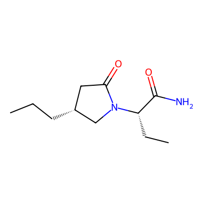 Chemical structure of Brivaracetam