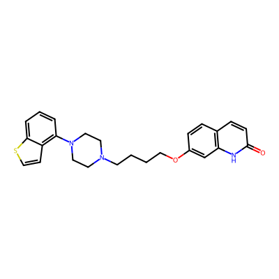 Chemical structure of Brexpiprazole