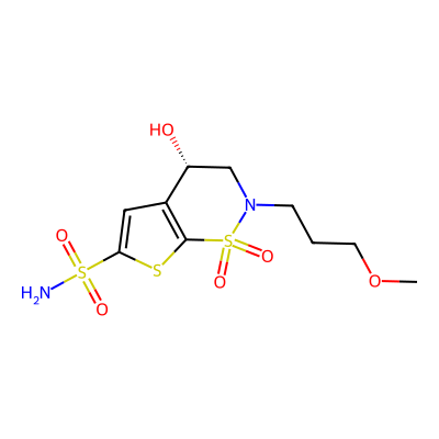 Chemical structure of Brinzolamide Impurity D
