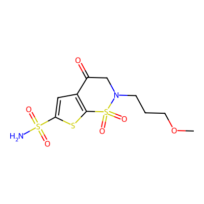 Chemical structure of Oxo Brinzolamide