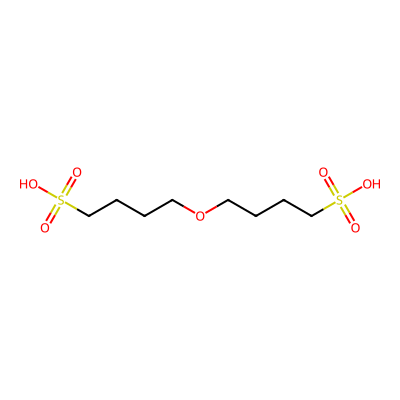 Chemical structure of 4,4-Oxydi(butane-1-sulfonic Acid)