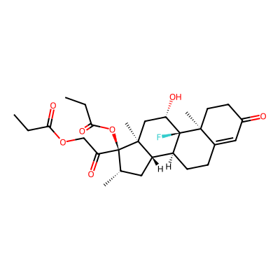 Chemical structure of 1,2-Dihydrobetamethasone Dipropionate
