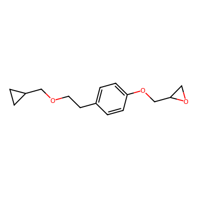 Chemical structure of Betaxolol Hydrochloride Impurity C Freebase