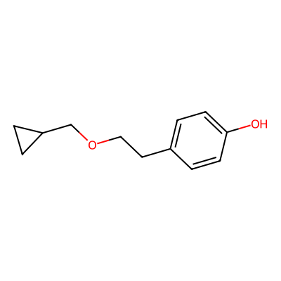 Chemical structure of Betaxolol Hydrochloride Impurity D Freebase