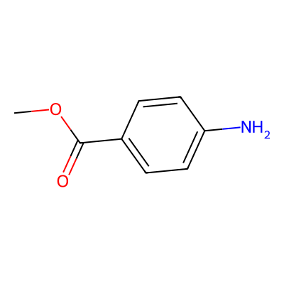 Chemical structure of Benzocaine Impurity H