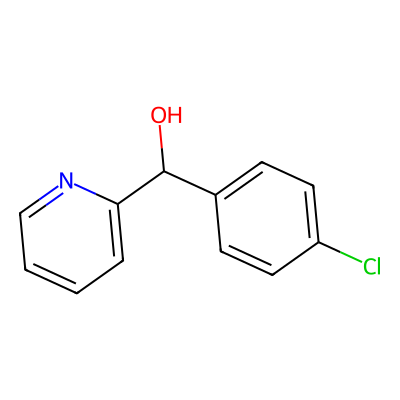 Chemical structure of Carbinoxamine Hydroxy Impurity
