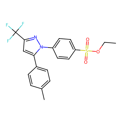 Chemical structure of Celecoxib Ethyl Ester